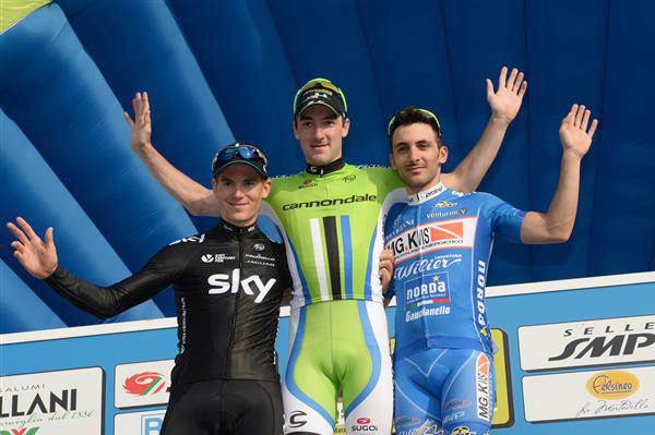 Stage 3 podium